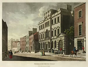 Dublin County Dublin Ireland Gallery: Powerscourt House, Dublin, published July 1795. Creator: James Malton