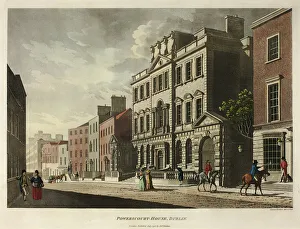 Dublin County Dublin Ireland Gallery: Powerscourt House, Dublin, published July 1795. Creator: James Malton