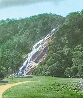 Lantern Slide Gallery: Powerscourt Waterfall, Co. Wicklow, c1910