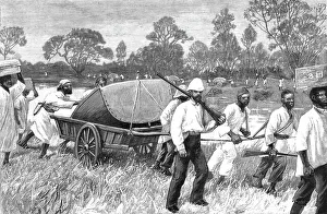 Transporting Prints: Practical Civilising Work in Central Africa; The Lifeboat on its way from Zanzibar to Ujiji