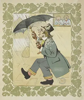 Trick Prints: Practical joke, 1900. Creator: Lothar Meggendorfer