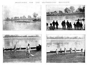 Student Prints: Practicing for the Universities Boat-Race