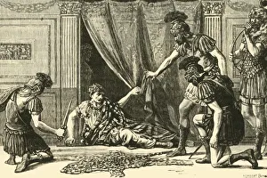 Claudius Prints: Praetorian Guards Haling Claudius as Imperator, 1890. Creator: Unknown