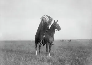 Dakota Prints: The Prairie Chief, c1907. Creator: Edward Sheriff Curtis