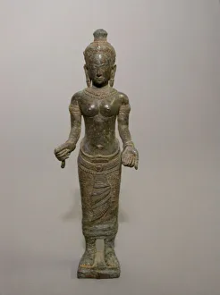 Cambodia Prints: Prajnaparamita, Goddess of Wisdom, Angkor period, late 12th / early 13th century