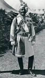 Abdication Prints: Pratap Singh (1845-1922), British Indian Army officer and Maharaja, 1914