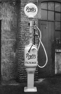 Pump Prints: Pratts Gilbarco T8 petrol pump 1912. Creator: Unknown