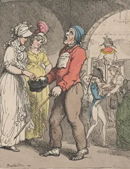 Pray Remember the Blind, 1801., 1801. Creator: Thomas Rowlandson Pray Remember the Blind, 1801., 1801. Creator: Thomas Rowlandson