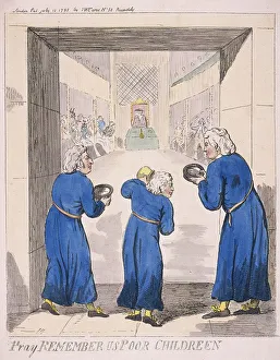 King William Iv Gallery: Pray remember us poor children, 1795. Artist: Isaac Cruikshank