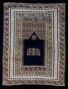 Prayer Rug Prints: Prayer Carpet, Turkey, 1875/1900. Creator: Unknown