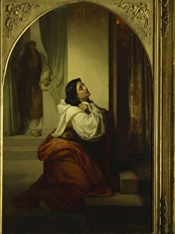 Russian Painting Of 19th Cen Collection: Prayer Of Hannah, The Mother Of Samuel The Prophet, 1864. Artist: Vereshchagin