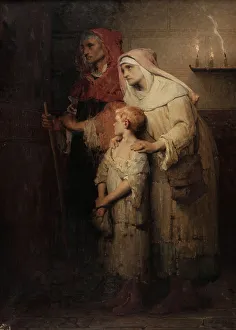 The Prayer or The Pilgrim, between 1883 and 1884. Creator: Desire Francois Laugee