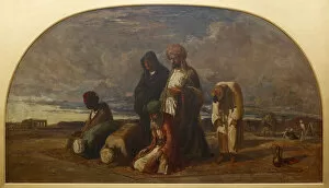 Muslims Gallery: Prayers in the Desert, 1840-1849. Creator: William James Muller
