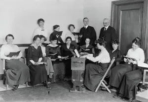 Organ Prints: Prayers, Sunday's Headquarters, between c1915 and c1920. Creator: Bain News Service
