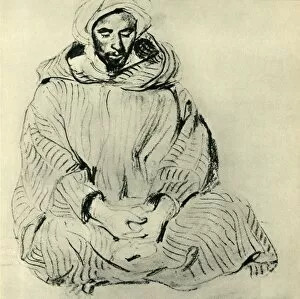 Bernhard Degenhart Gallery: Praying Arab, 1832, (1943). Creator: Eugene Delacroix