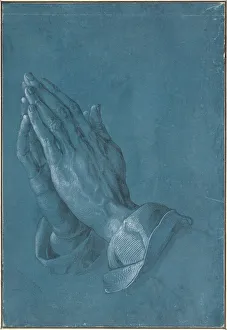 Grey Ink Prints: Praying Hands, 1508. Artist: Durer, Albrecht (1471-1528)