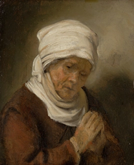 Sincerity Prints: Praying Woman, c1630-1660s. Creator: Rembrandt Harmensz van Rijn