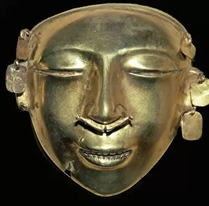 Columbia Gallery: Pre-Columban gold mask from Columbia