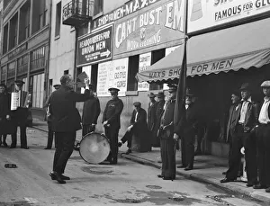 Sermon Prints: Preaching to the crowd, Salvation Army