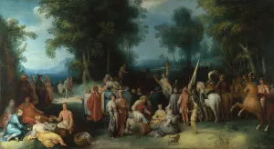 The Preaching of Saint John the Baptist, 1602. Artist: Haarlem, Cornelis Cornelisz., van (1562-1638) The Preaching of Saint John the Baptist, 1602. Artist: Haarlem, Cornelis Cornelisz., van (1562-1638)
