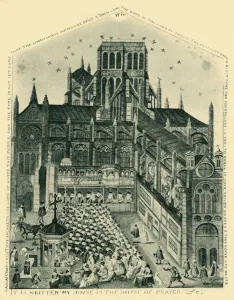 Adam Fox Collection: Preaching at St. Pauls Cross in the Seventeenth Century, (1947). Creator: Unknown