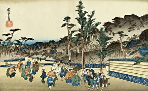 Precincts of Zojoji in Shiba, Mid-1830s. Creator: Ando Hiroshige