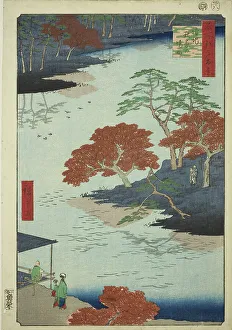 Precints of the Akiba Shrine, Ukeji (Ukeji Akiba no keidai), from the series One Hundred... 1857. Creator: Ando Hiroshige. Precints of the Akiba Shrine, Ukeji (Ukeji Akiba no keidai), from the series One Hundred... 1857