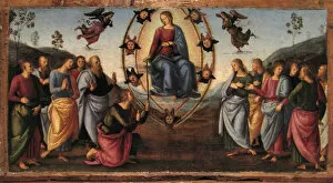 Assumption Of The Blessed Virgin Collection: Predella Panel of the Fano Altarpiece, 1497. Artist: Raphael (1483-1520)