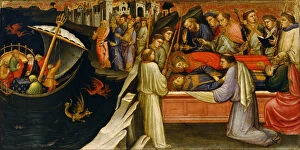 Predella Panel Representing Scenes from the Legend of Saint Stephen, 1408. Artist: Mariotto di Nardo (active 1394-1424)