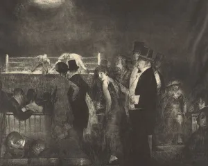 Onlooker Prints: Preliminaries, 1916. Creator: George Wesley Bellows
