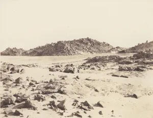 Premiere Cataracte, Montagnes Granitiques Couvertes de Sables, 1851-52