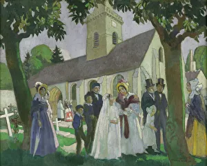 Communion Prints: Première communion de Léopoldine à Fourqueux, 1933. Creator: Maurice Denis
