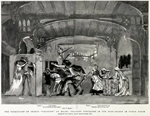 Premiere of the opera Falstaff by Giuseppe Verdi at La Scala in Milan on 9 February 1893 Premiere of the opera Falstaff by Giuseppe Verdi at La Scala in Milan on 9 February 1893