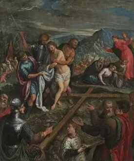 Early 17th Century Gallery: Preparation for the Crucifixion, early 1600s. Creator: Unknown