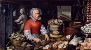 Chef Gallery: Preparations for a Feast, 1575-1625. Creator: Unknown