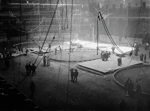 Preparing for Circus Week - Madison Sq. Garden, 1913. Creator: Bain News Service