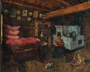 1925 Prints: Preparing the Lunch, 1925-1930. Creator: Gustav Mally