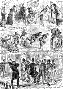 Dancers Prints: Preparing for the Pantomime, 1881. Creator: M. P