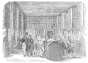 Clerk Prints: The Prerogative Court, Doctors Commons, 1850. Creator: Unknown