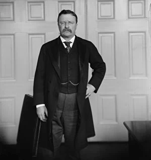 Formal Gallery: Pres. Theo. Roosevelt, between 1890 and 1910. Creator: Unknown