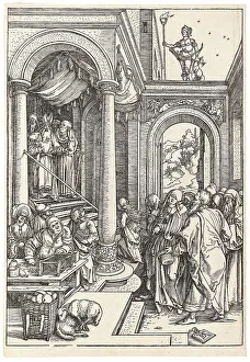 The Presentation of the Blessed Virgin Mary, from The Life of the Virgin, c. 1504. Creator: Dürer, Albrecht (1471-1528)