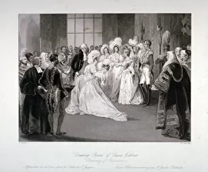 Presentation Gallery: Presentation ceremony in St Jamess Palace, Westmister, London, c1840