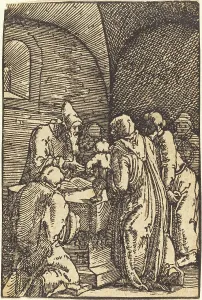Altdorfer Albrecht Prints: The Presentation of Christ in the Temple, c. 1513. Creator: Albrecht Altdorfer