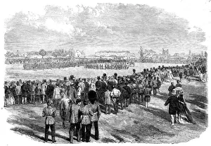 Cricket Ground Prints: Presentation of Colours to the Victoria Rifles at Montreal