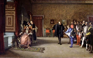 Juan Gallery: Presentation of Don John of Austria the Emperor Charles V at Yuste, Charles I (1500-1585)