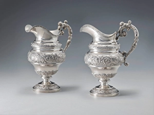 Intricately Prints: Presentation ewer, about 1827. Creator: Boyce and Jones