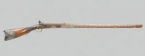 Flintlock Prints: Presentation Flintlock Fowling Piece in the Eastern Fashhion, Paris, 1810