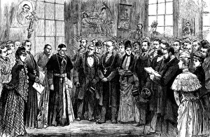 P Naumann Prints: Presentation of the Jubilee Personal Testimonial to Cardinal Manning