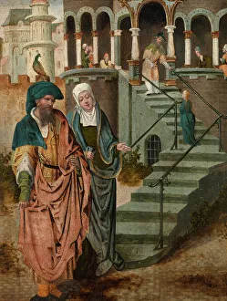 Peacock Prints: Presentation of Mary in the Temple, 2nd quarter 16th century. Creator: Anon