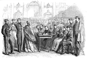 Clerk Prints: Presentation of medals to Garibaldi's veterans in the Grand Square
